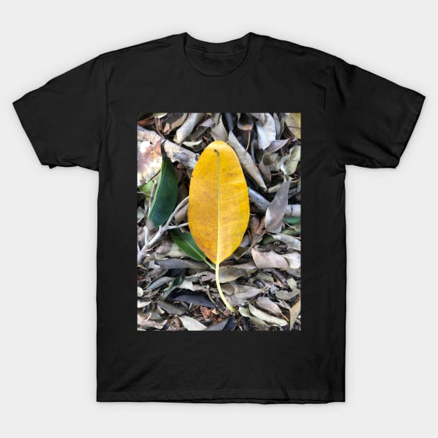 Mustard Leaf T-Shirt by ARTISTWERQ